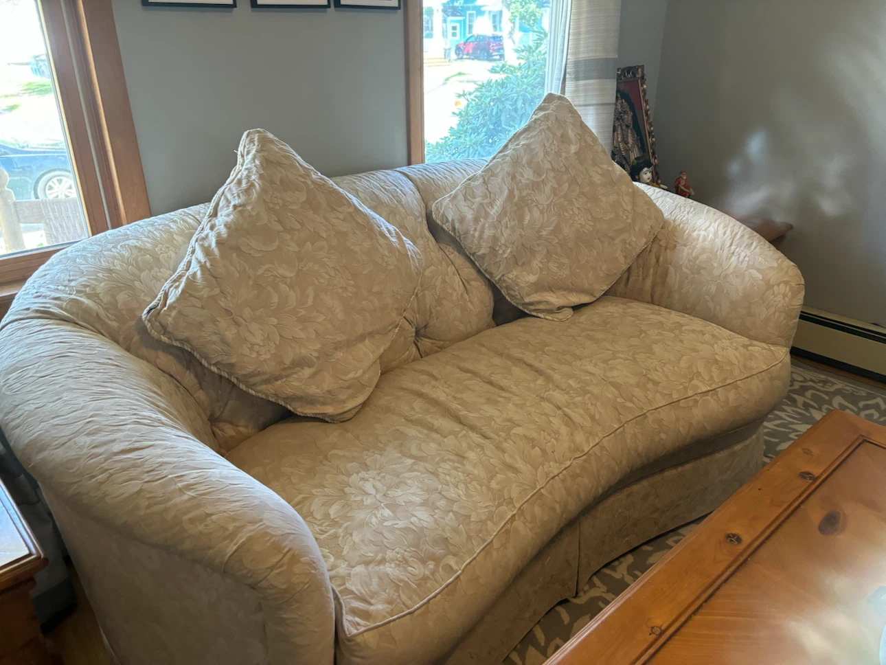 Two love seat sofa