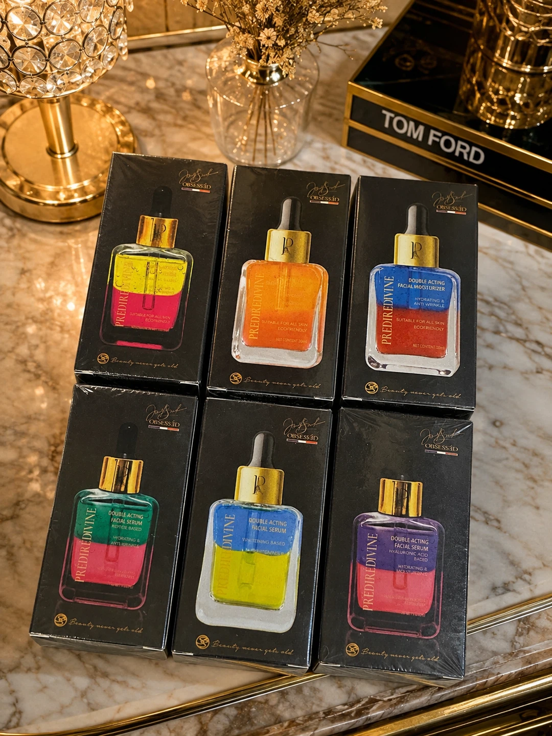 NEW SEALED Prédiré Paris Divine 6pc Facial Serum & Moisturizer - photo 3