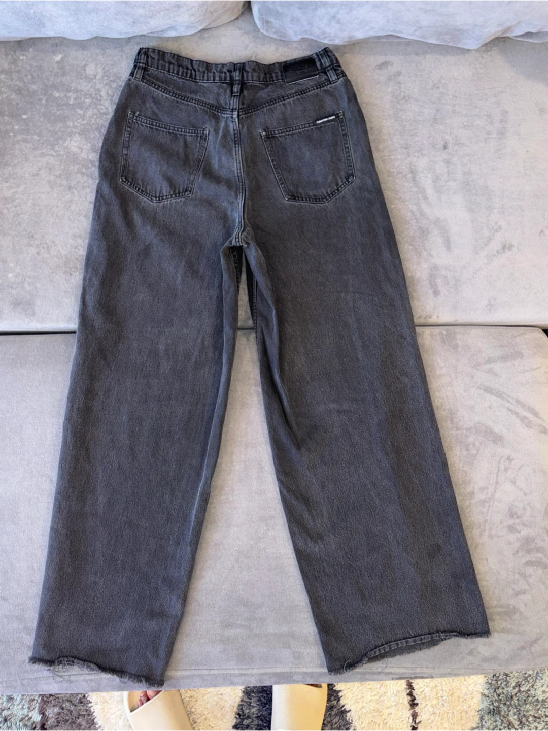 Calvin Klein Jeans Grey Wide Leg Pants Size 30 - photo 2
