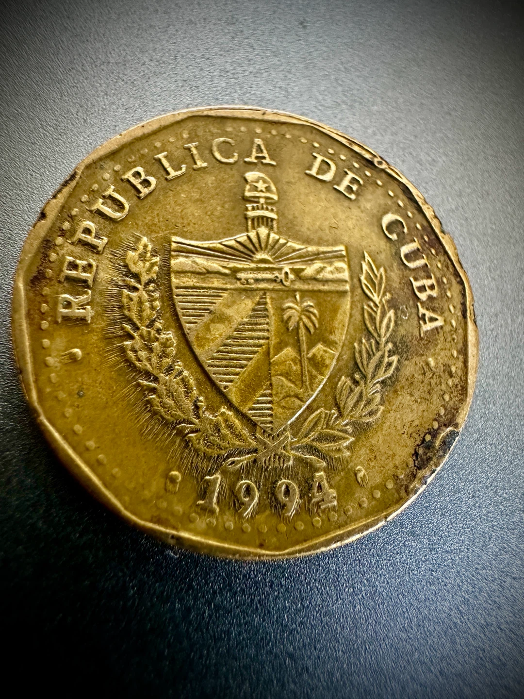 1994 Cuba 1 Peso Coin - photo 2
