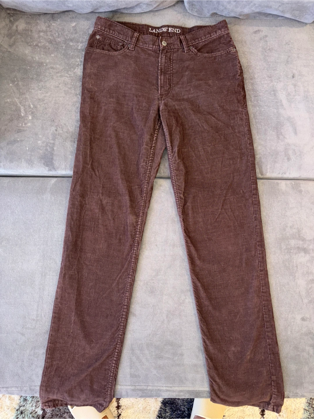 Lands' End Brown Corduroy Pants