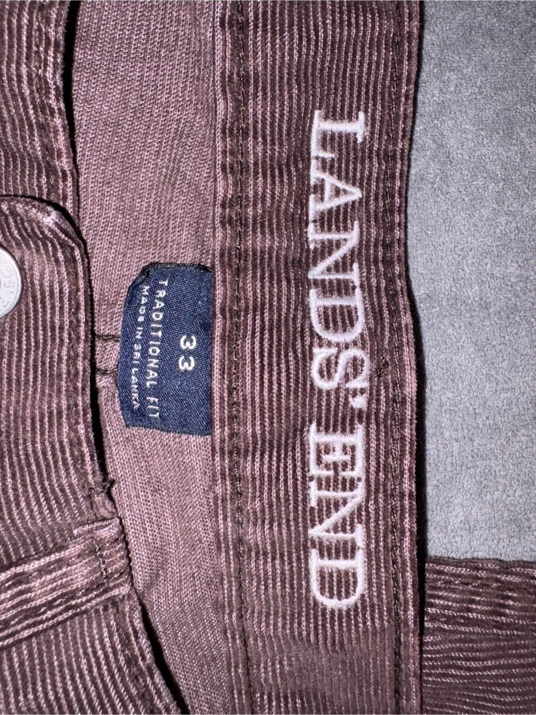 Lands' End Brown Corduroy Pants - photo 3