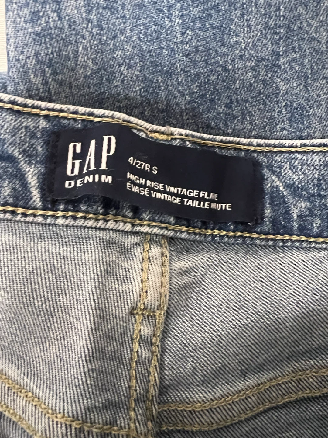 GAP Denim High Rise Vintage Flare Jeans Size 4/27R