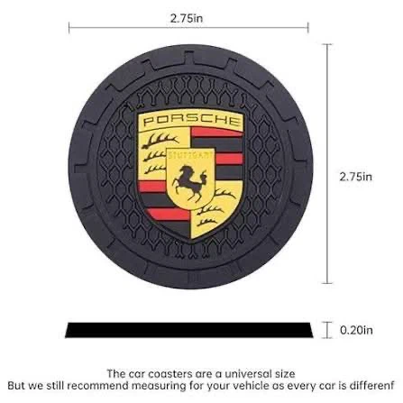 Porsche Car Coasters (Set of 2) - photo 2