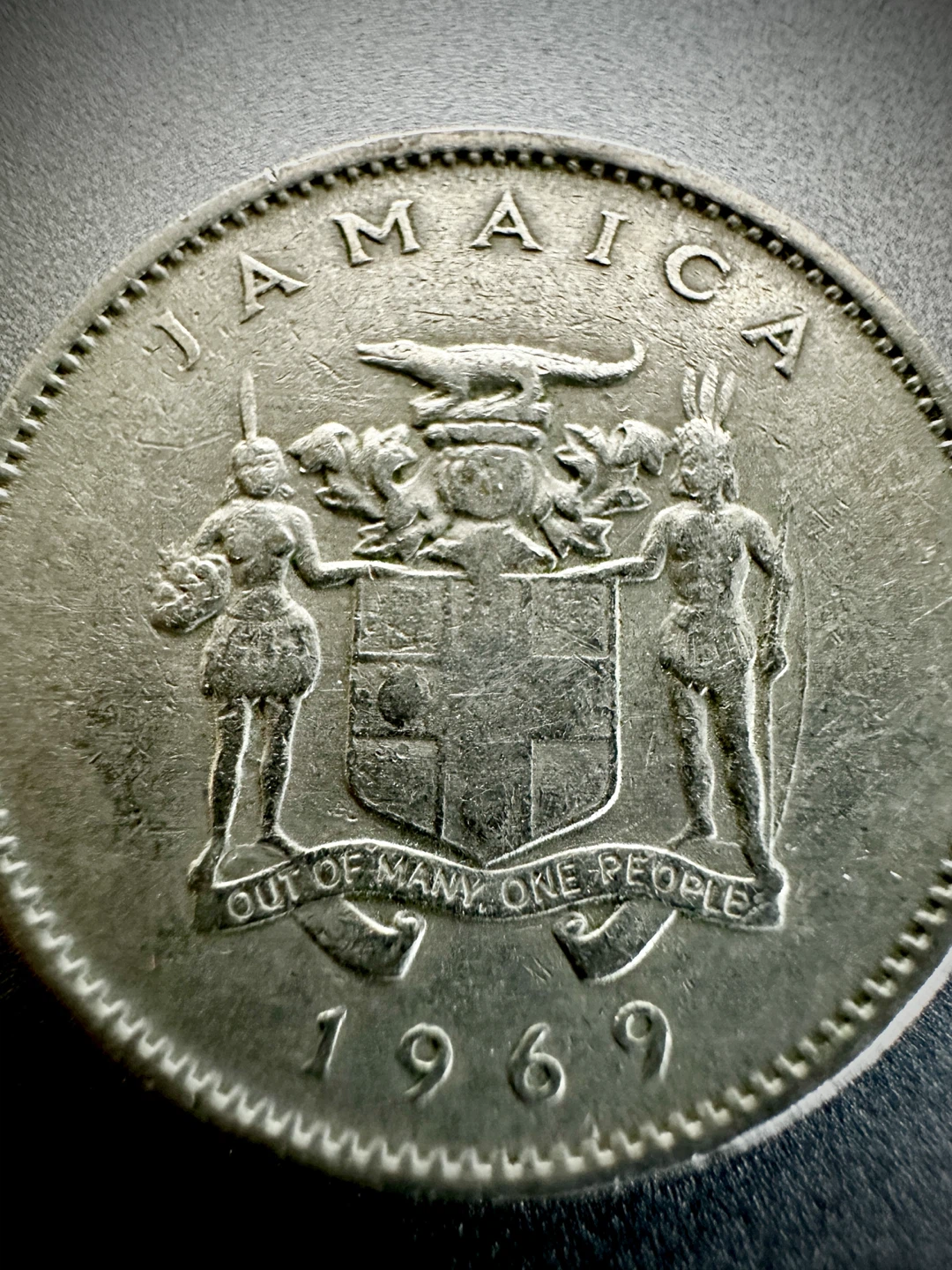 1969 Jamaica 10 Cent Coin