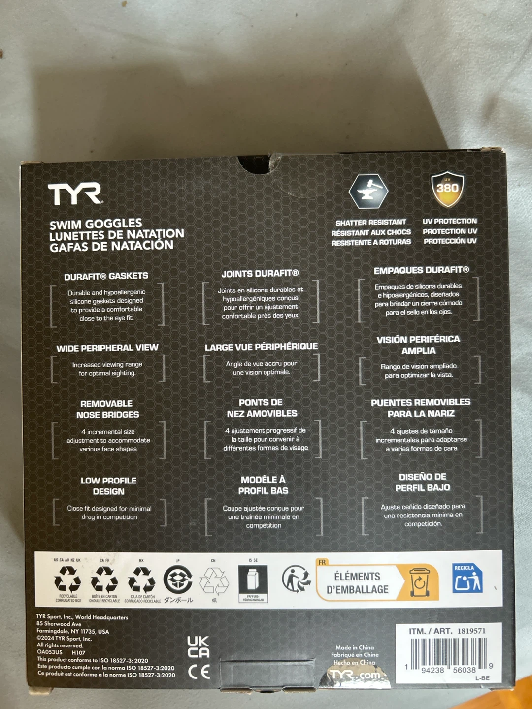 TYR Swim Goggles 3-Pack - photo 3