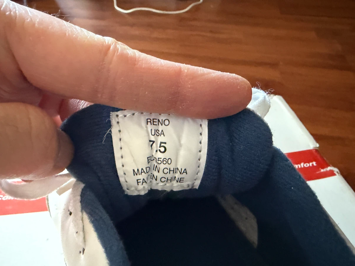 Bowling Shoes - East Coast White Sneakers Size 7.5 (Men) - photo 3