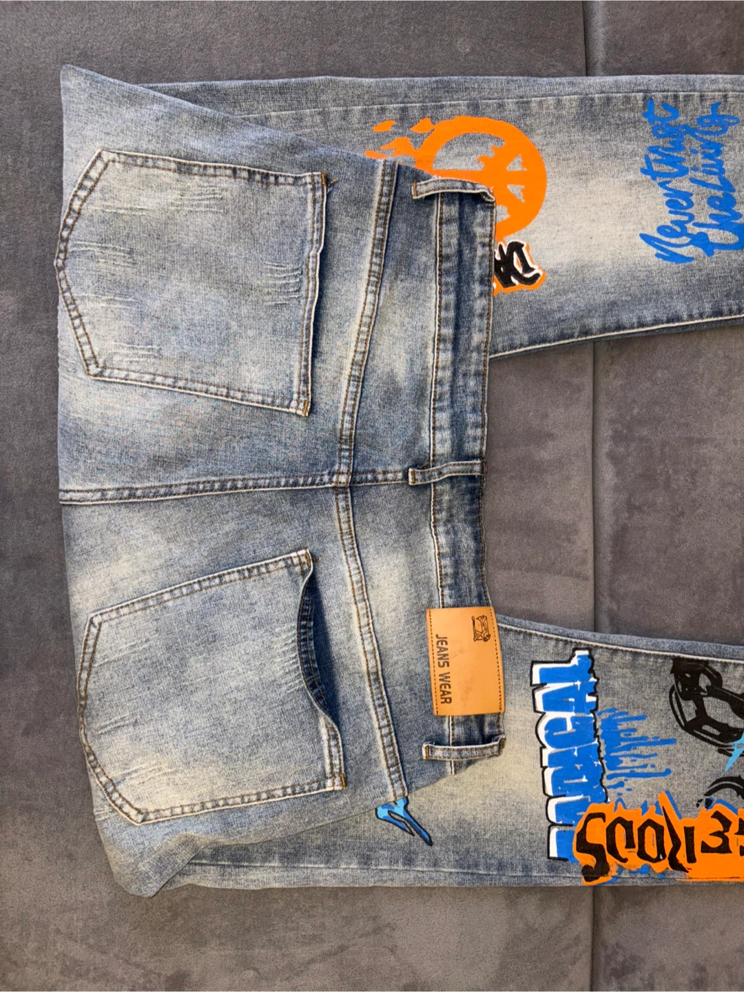 Men's Graphic Jeans Size 34 - photo 3