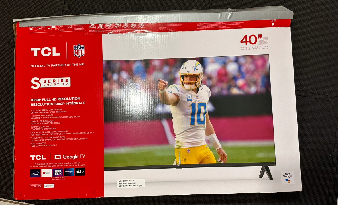 TCL 40 inch S Class Smart Google TV