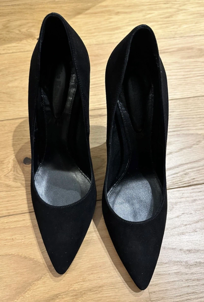 The Kooples Black Suede Pumps - Size 38