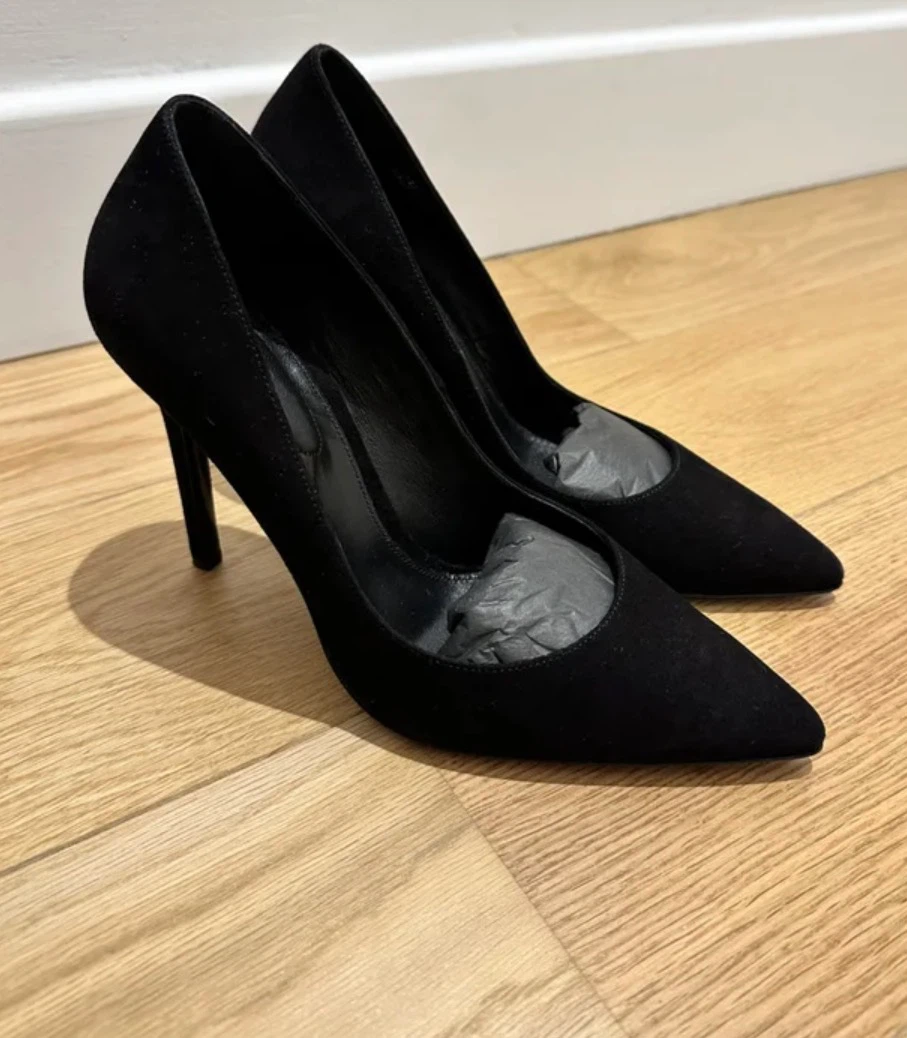 The Kooples Black Suede Pumps - Size 38 - photo 2