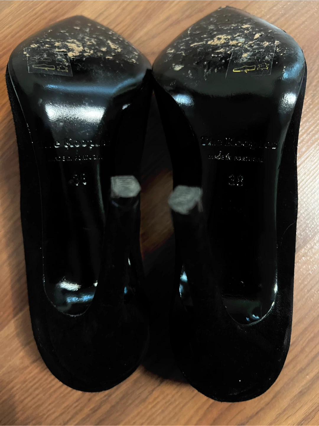The Kooples Black Suede Pumps - Size 38 - photo 4