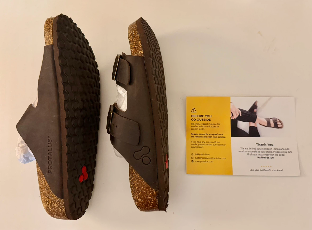 New in Box: Protalus Unisex Cascade Sandals - Brown - photo 3
