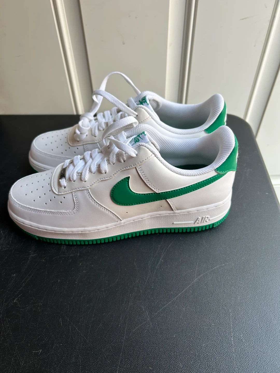 Nike Air Force 1 Low White Green Men's Shoes - photo 3