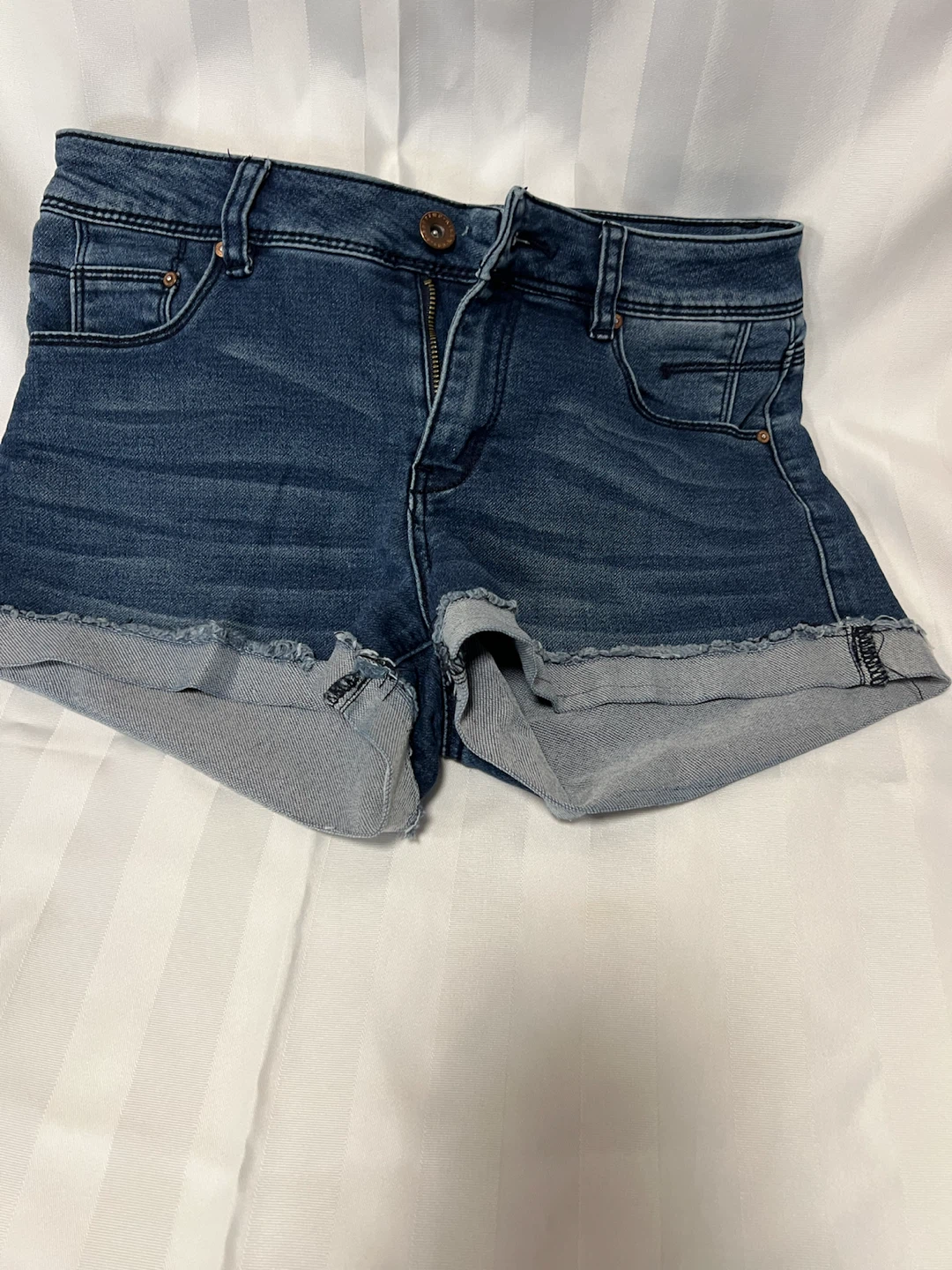 Blue Denim Jean Shorts