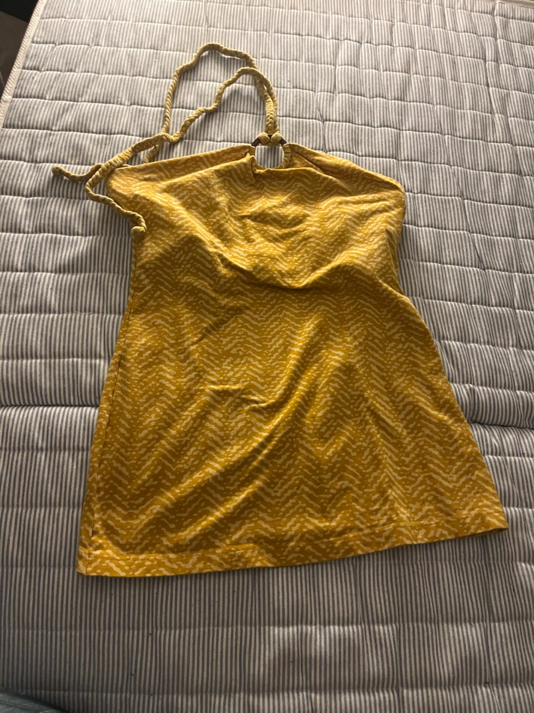 Y2K Yellow halter top