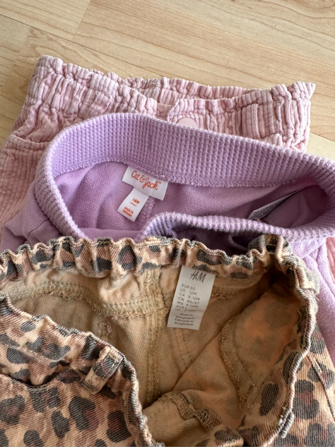 Baby pants set of 3 - 12M - photo 2