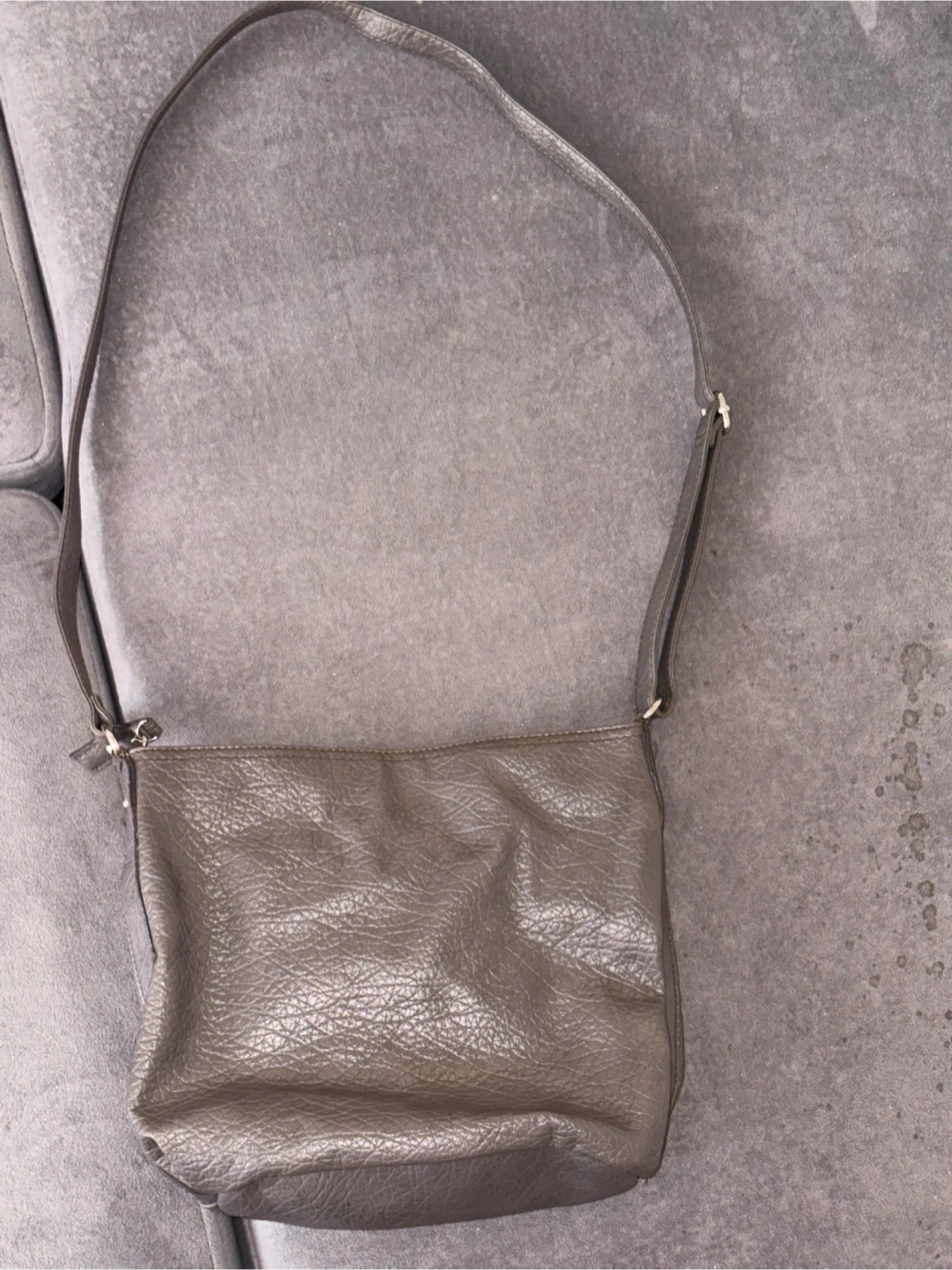 Brown Faux Leather Crossbody Bag - photo 2