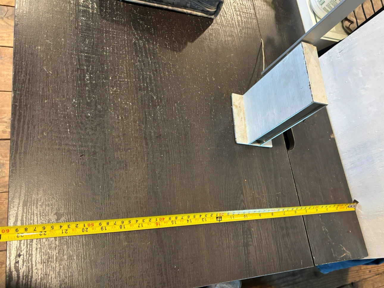 Dark Wood Desk with Drawers - photo 4