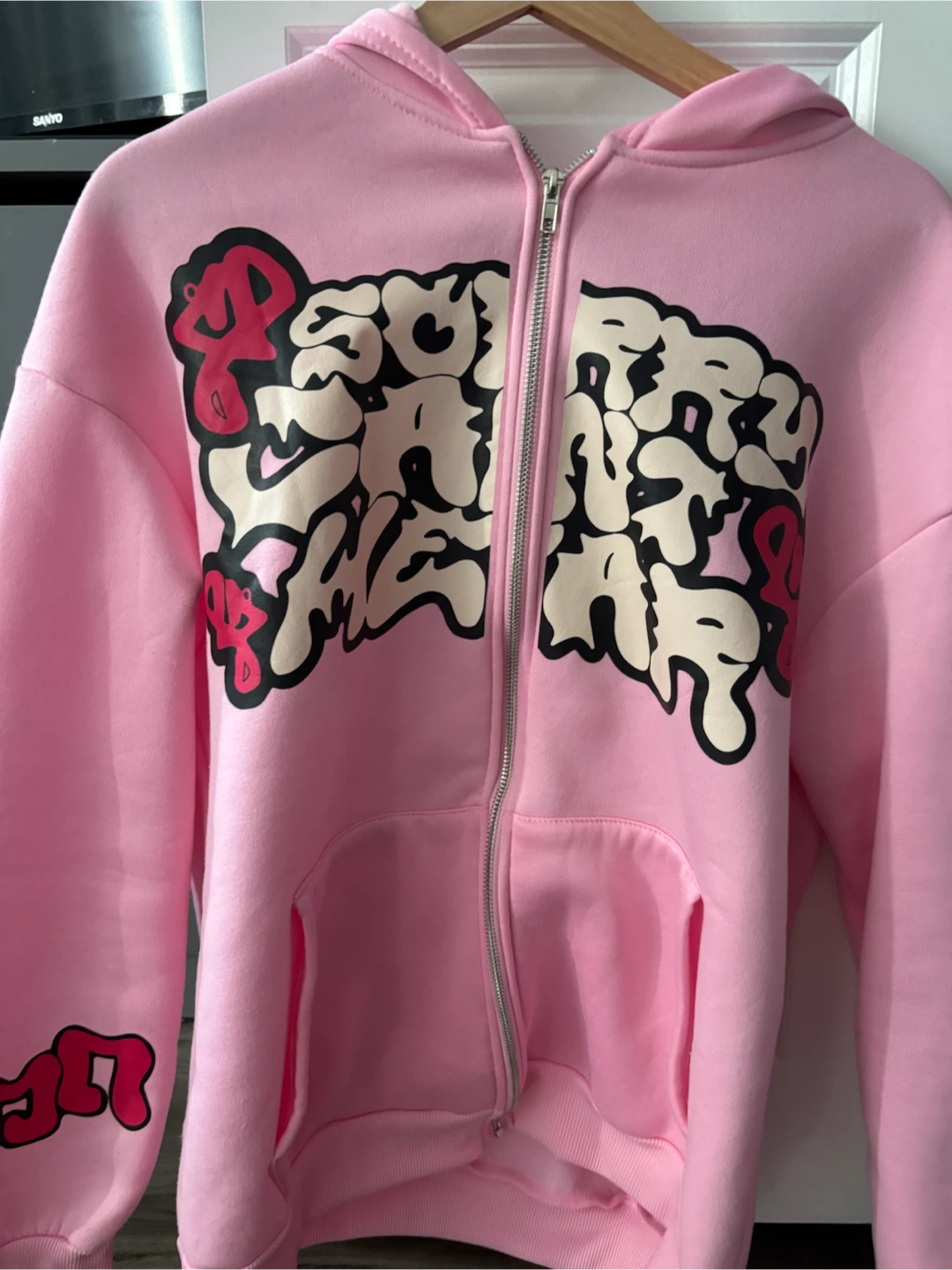Pink sweater