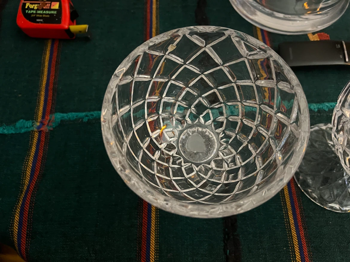 Set of 2 Crystal Footed Dessert Bowls - photo 3