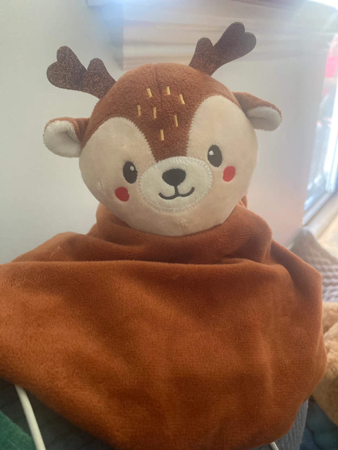 Plush Deer Security Blanket