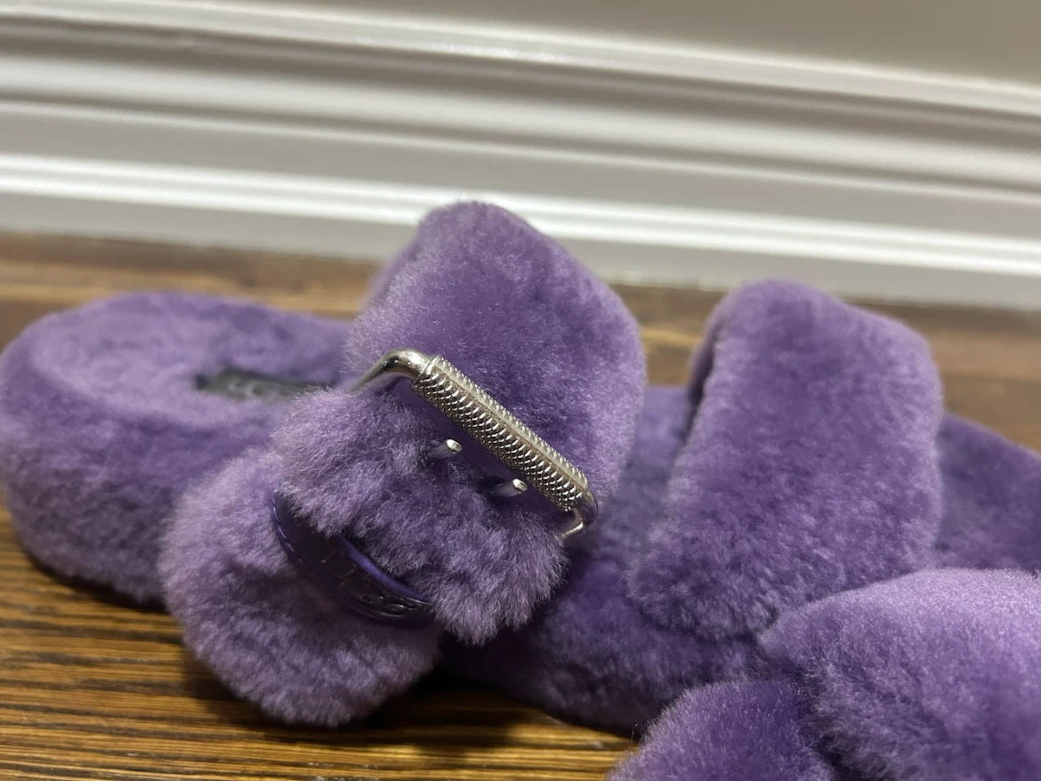 UGG Purple Fluff Yeah Slide Slippers - photo 2