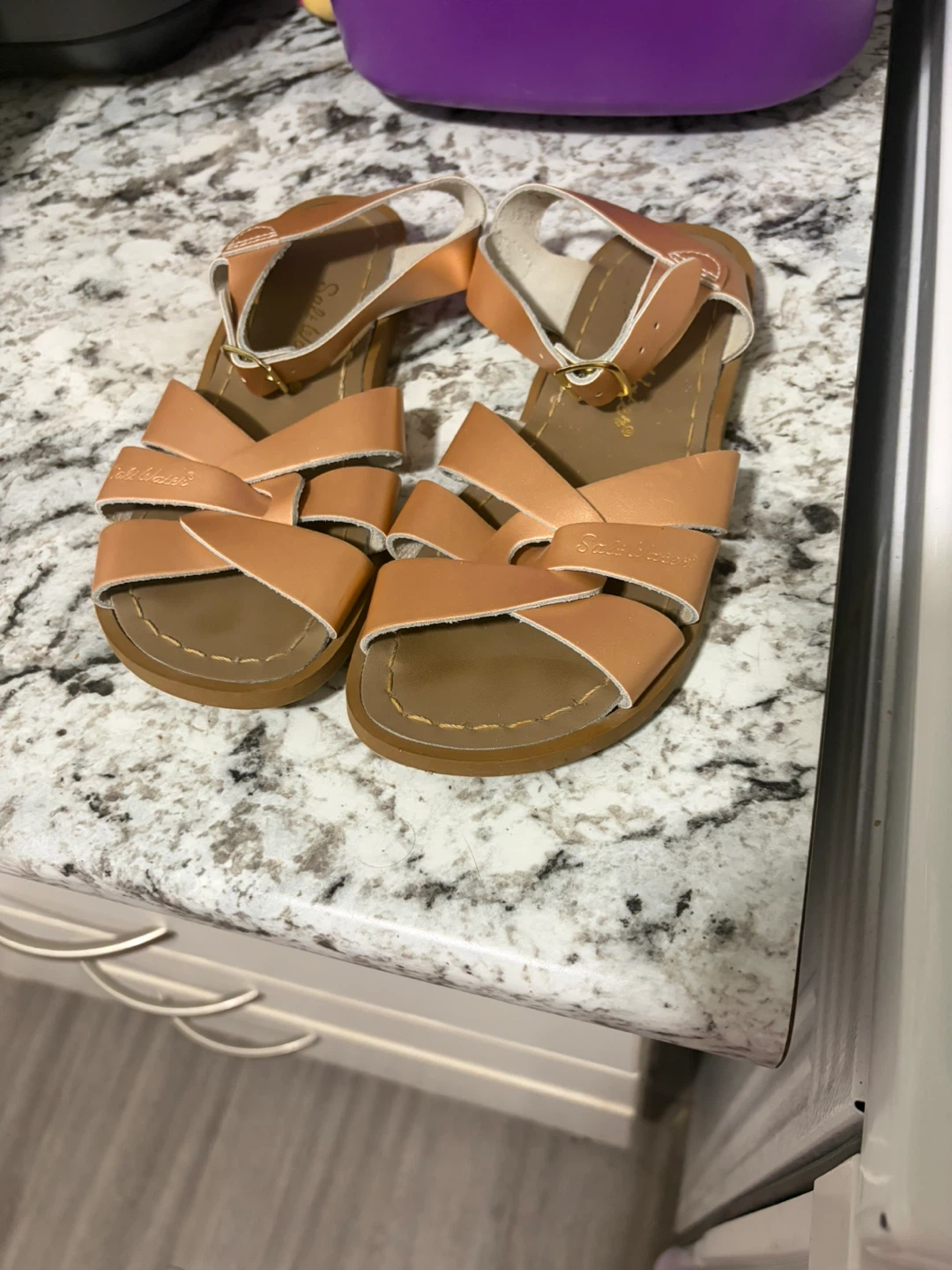 Kids Salt Water Original Sandals - Rose Gold