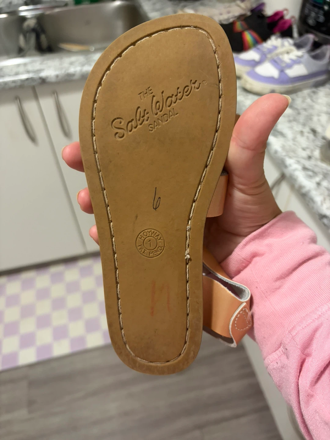 Kids Salt Water Original Sandals - Rose Gold - photo 4