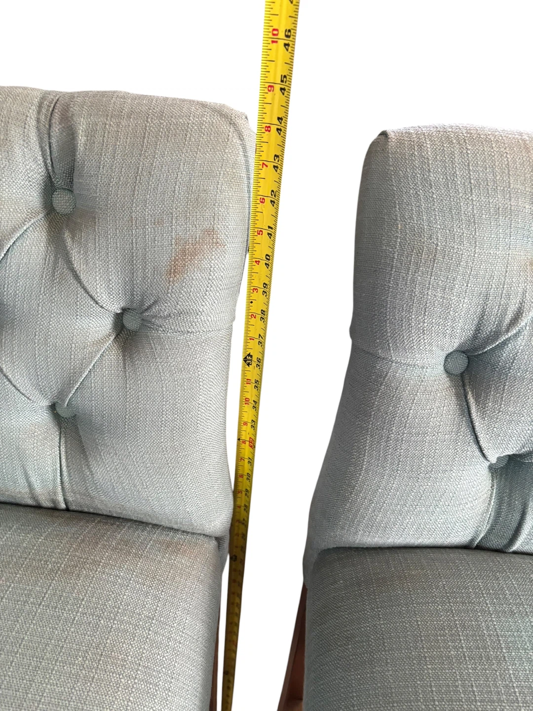 Set of 2 Tufted Bar Stools - photo 3