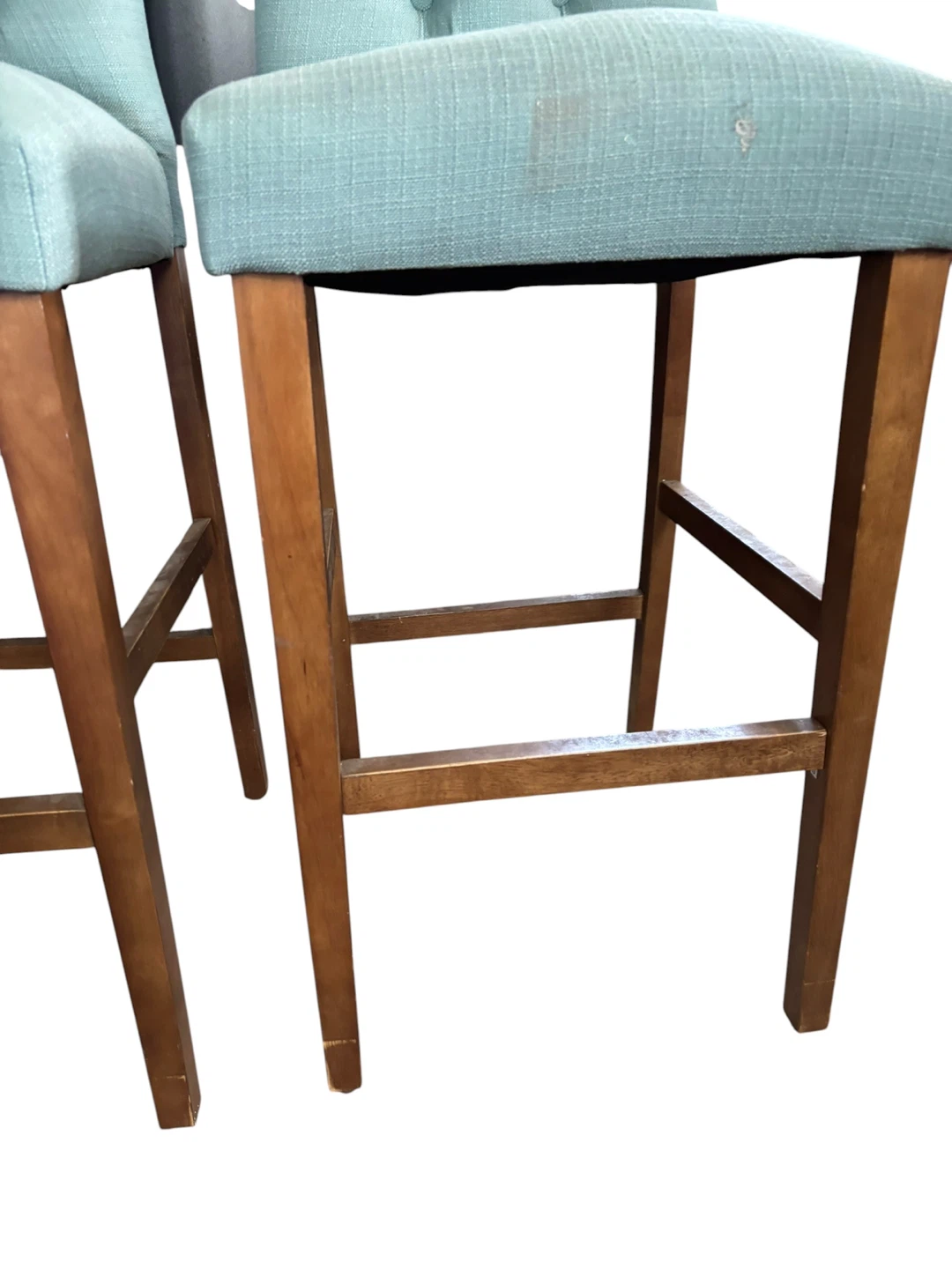 Set of 2 Tufted Bar Stools - photo 5