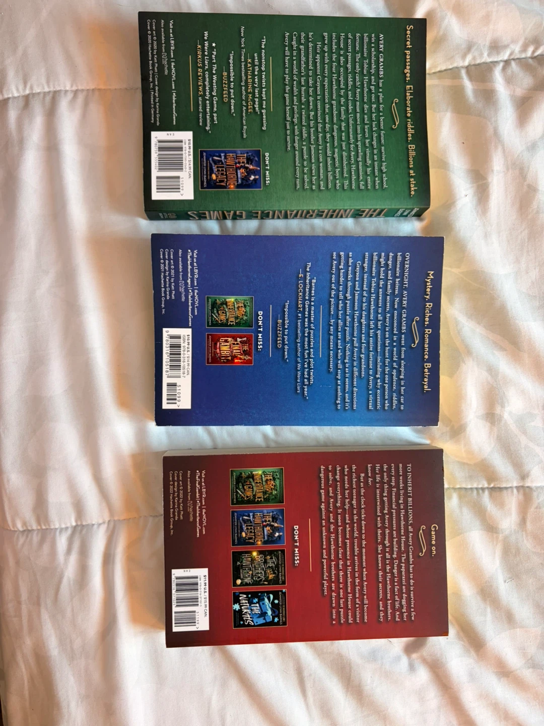 The Inheritance Games Series Books 1-3 by Jennifer Lynn Barnes - photo 2