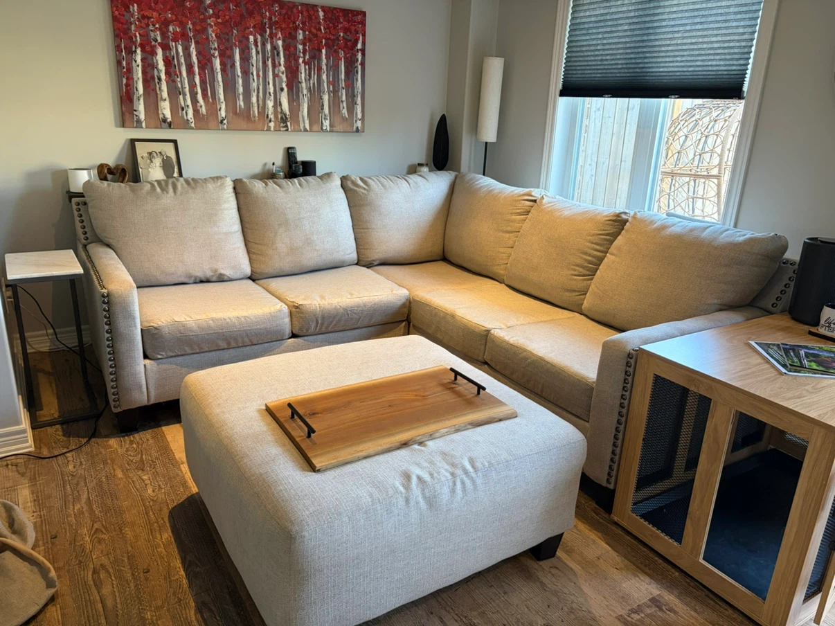 Sectional Sofa with Ottoman