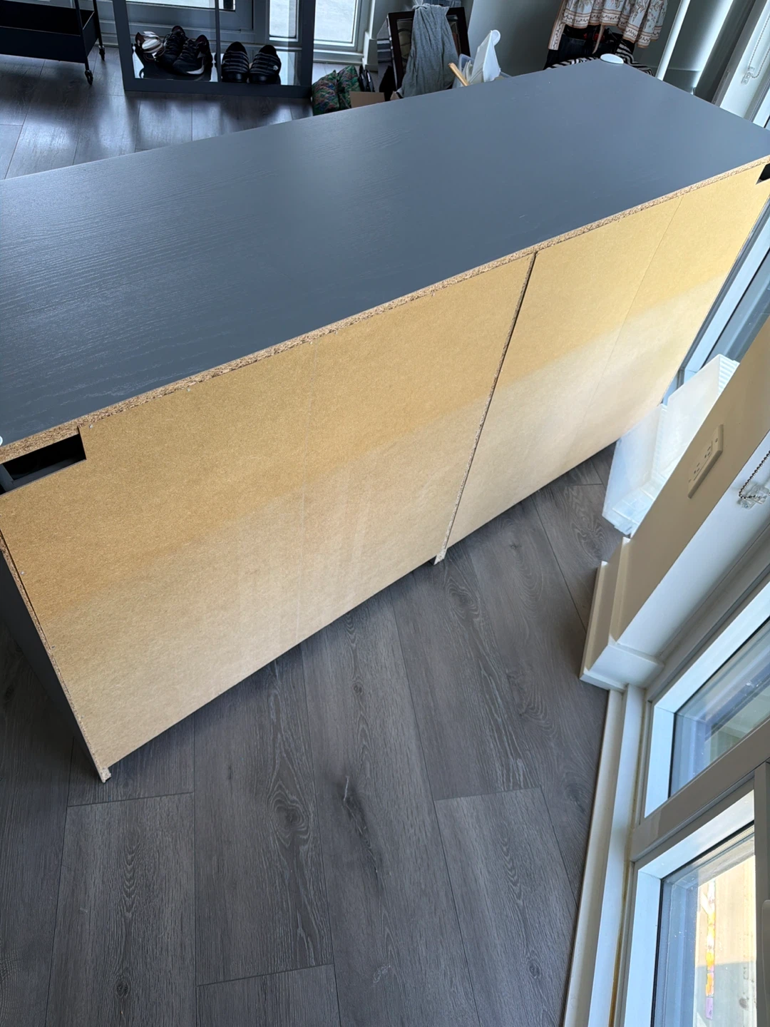 Ikea Malm Grey 6-Drawer Dresser - photo 3