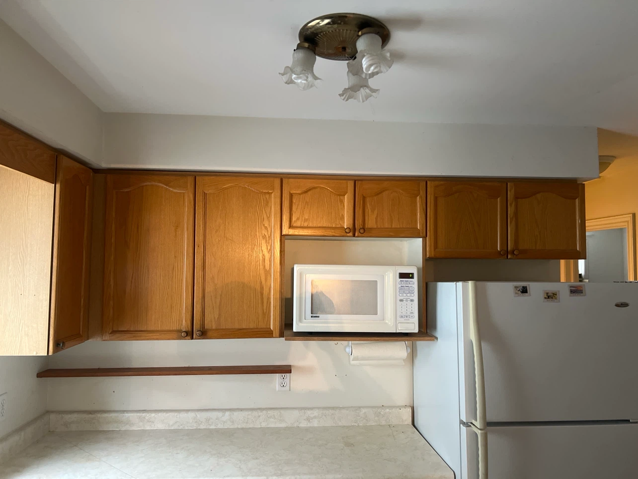 Oak Finish Kitchen Cabinets - photo 3