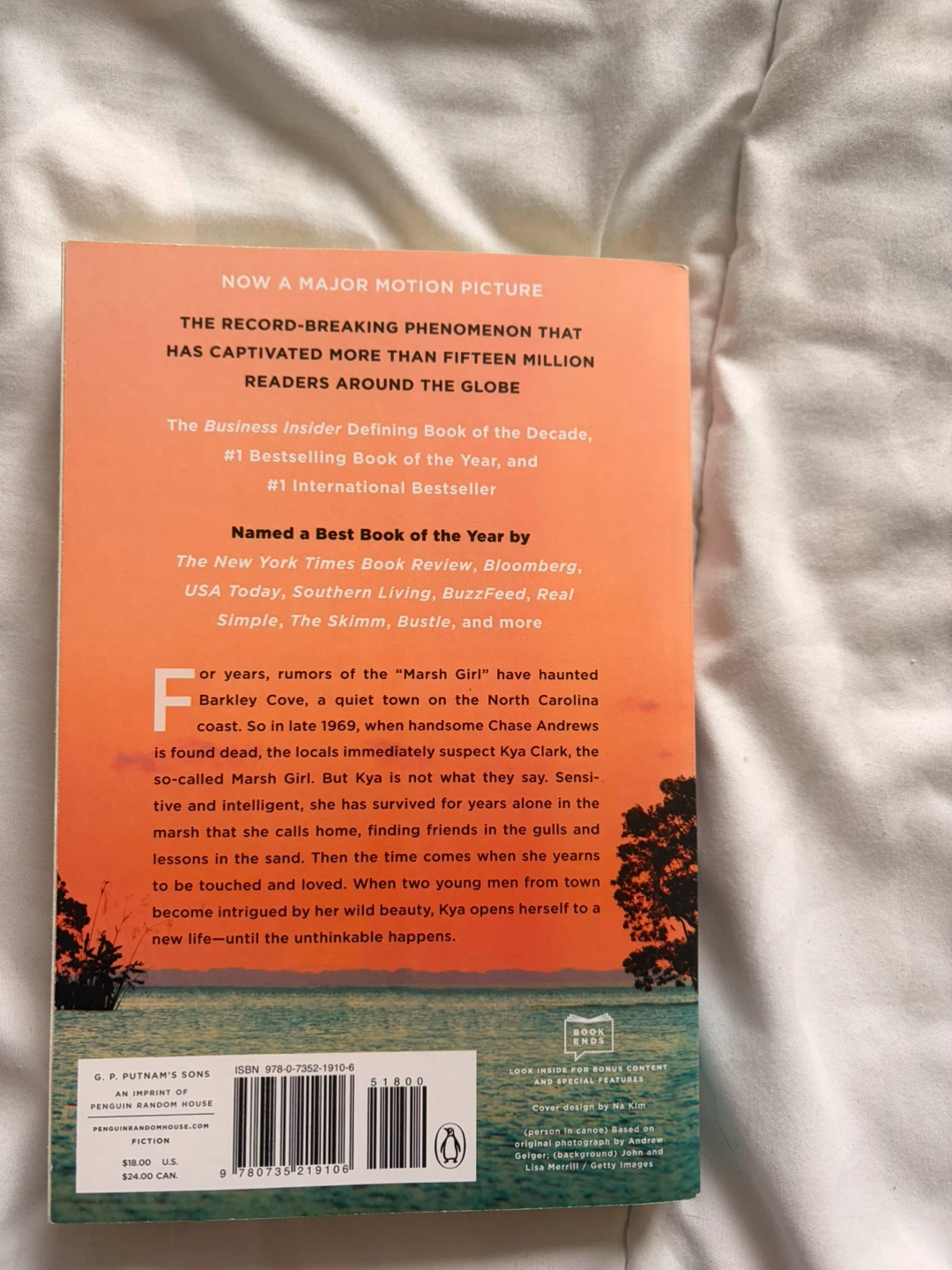 Where the Crawdads Sing by Delia Owens Paperback Book - photo 2