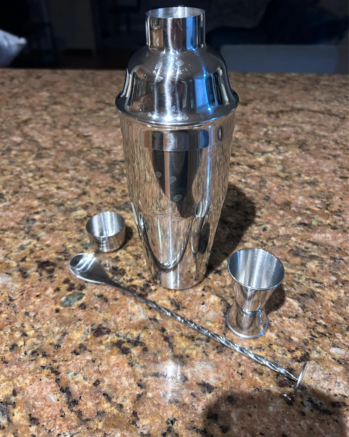 Cocktail Shaker Set with Bar Spoon and Jigger - photo 2