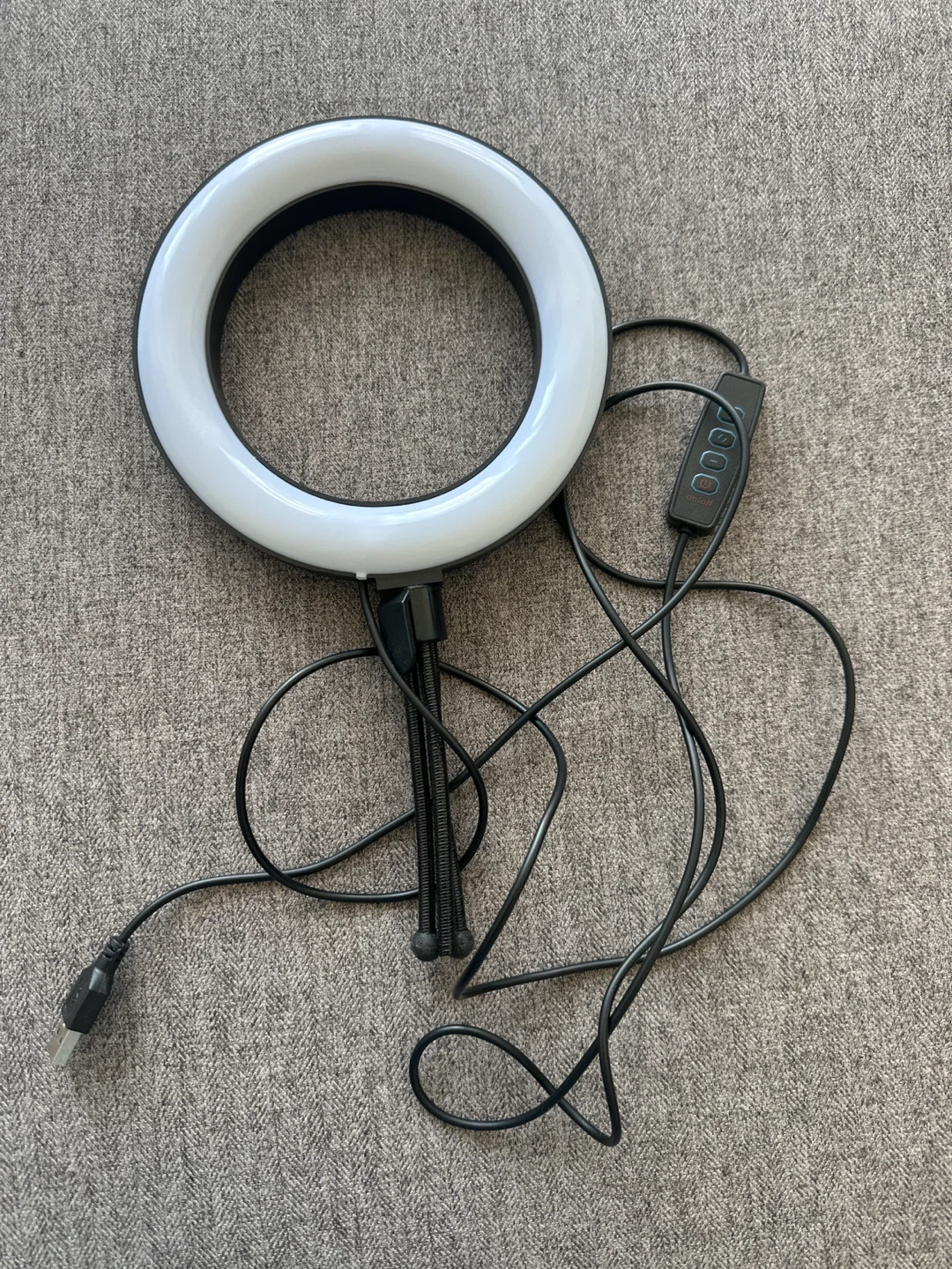 LED Ring Light with USB Cable
