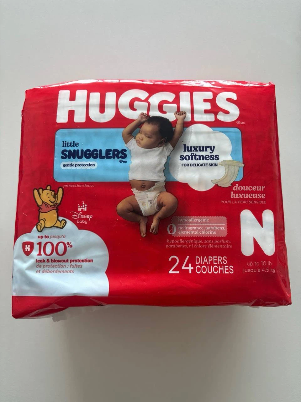 Huggies Little Snugglers Diapers Size Newborn 24 Count