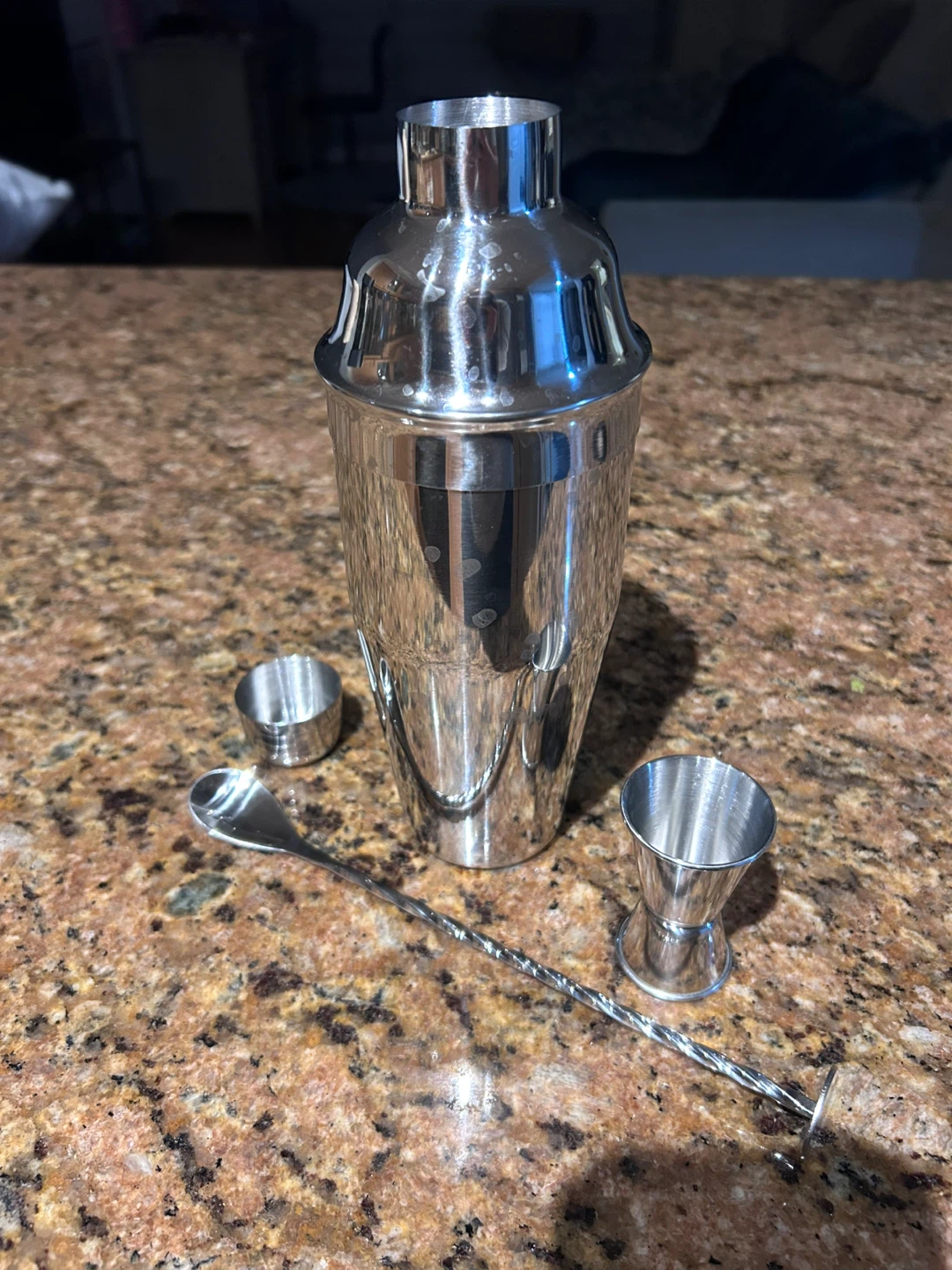 Cocktail Shaker Set with Bar Spoon and Jigger - photo 5