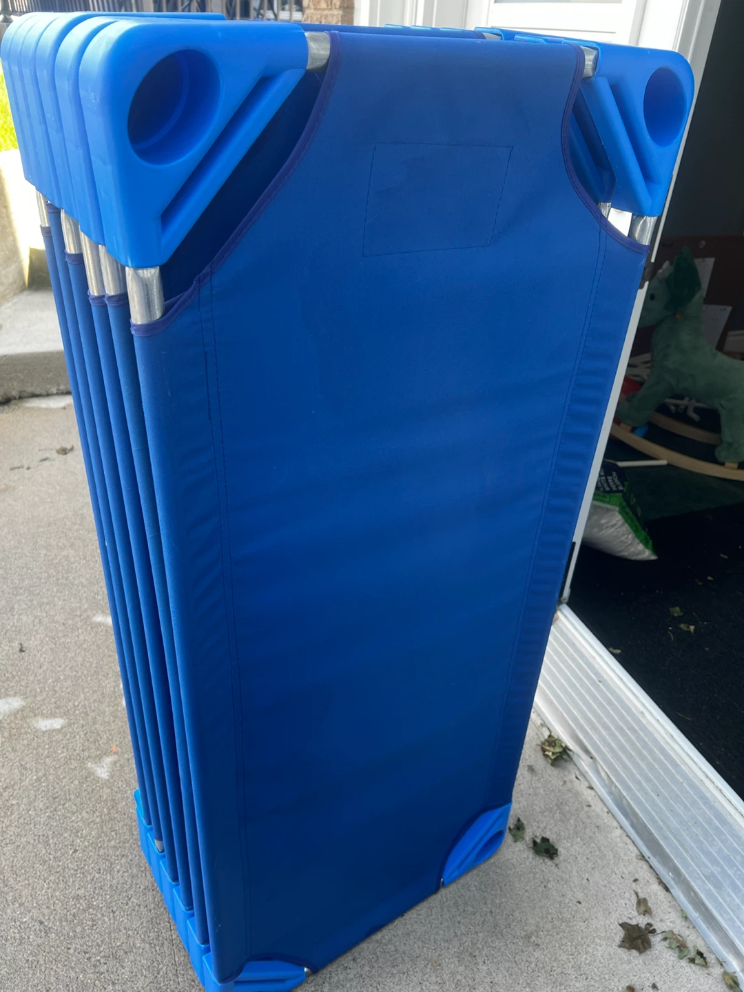 Blue Stacking Toddler Cots (Set of 6) - photo 2