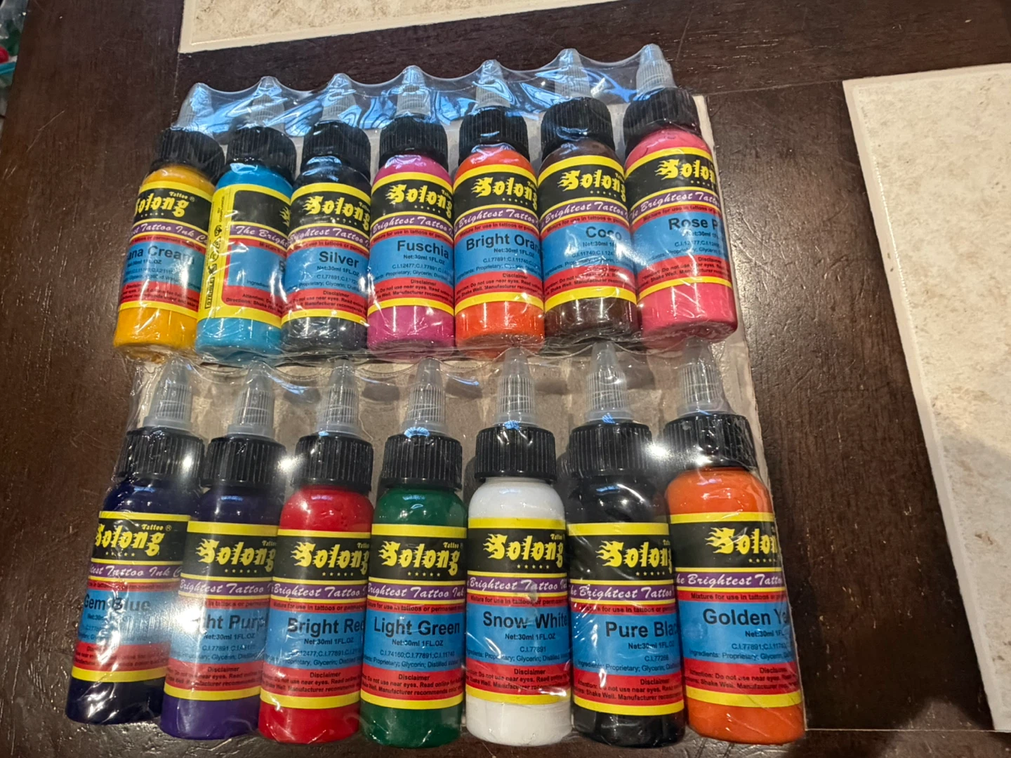 New Solong Tattoo 14 Colors Tattoo Ink Kit - photo 2