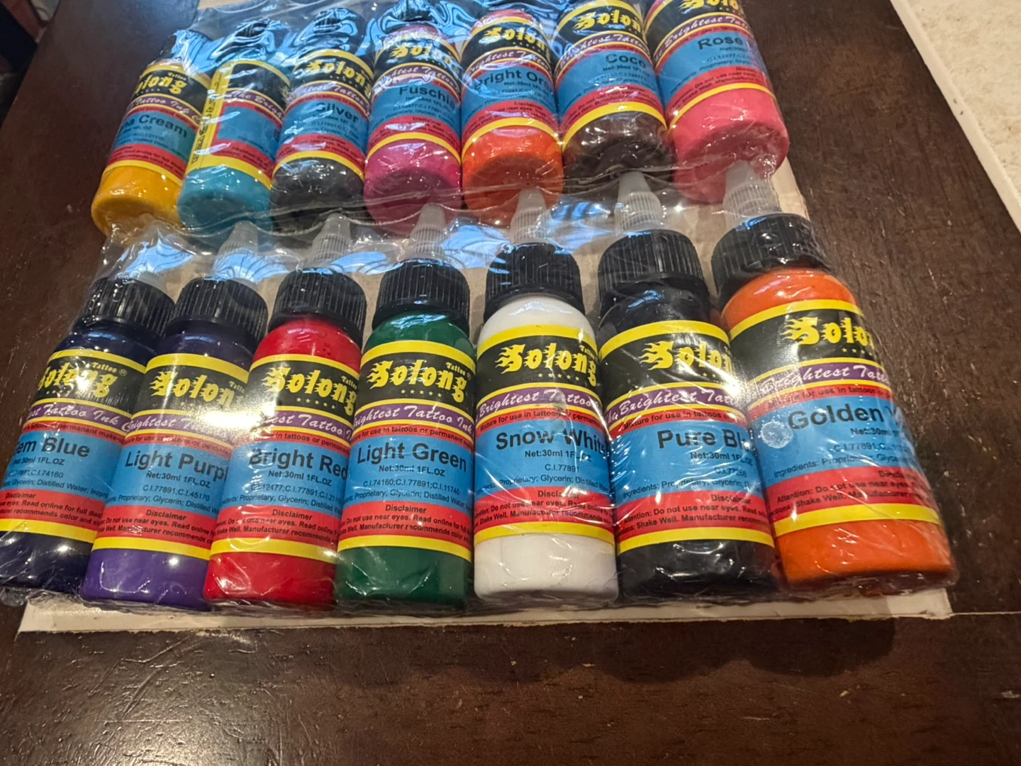 New Solong Tattoo 14 Colors Tattoo Ink Kit - photo 3