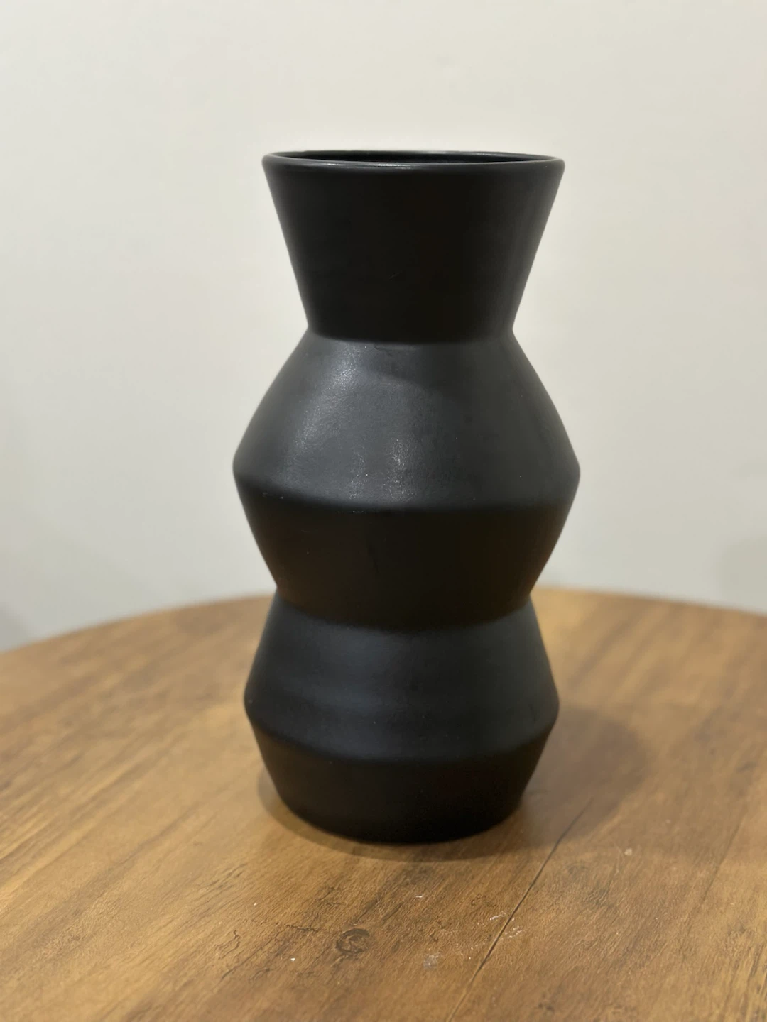 Black Matte Ceramic Vase