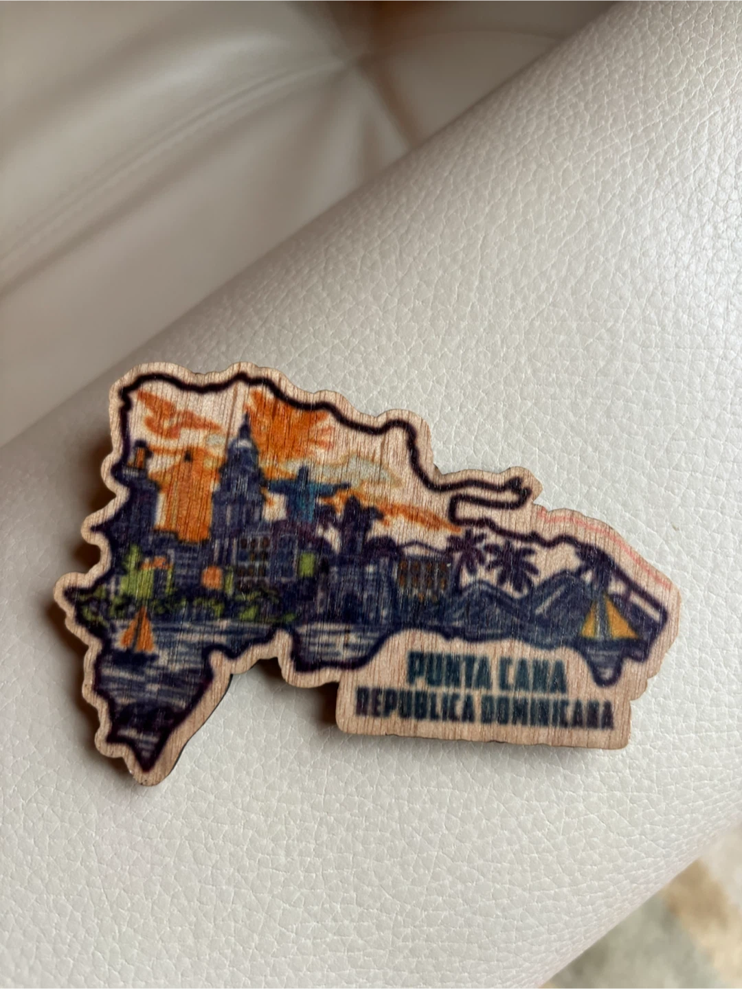 Punta Cana, Dominican Republic Wooden Magnet