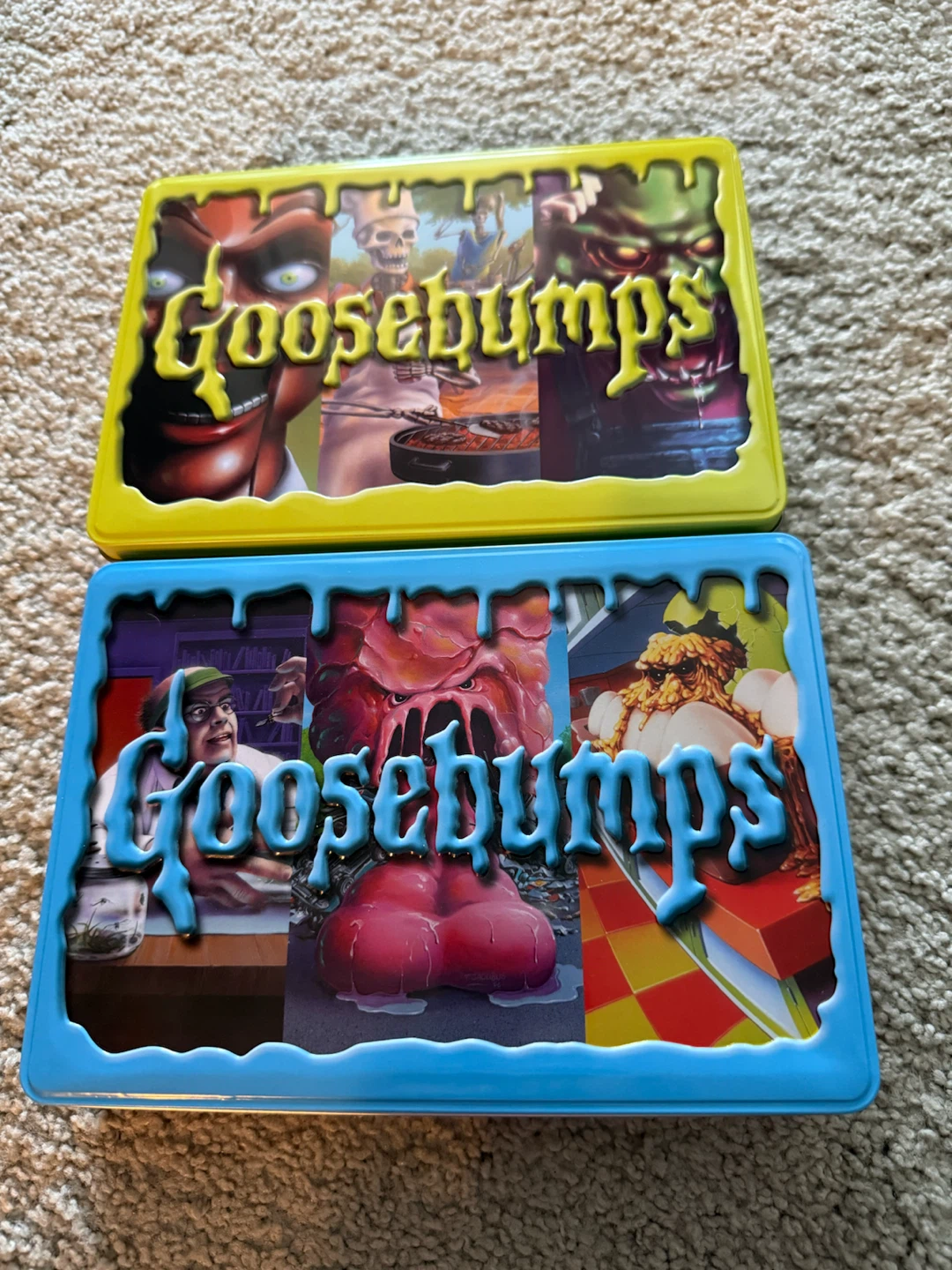 Goosebumps Themed Tin Box Lot