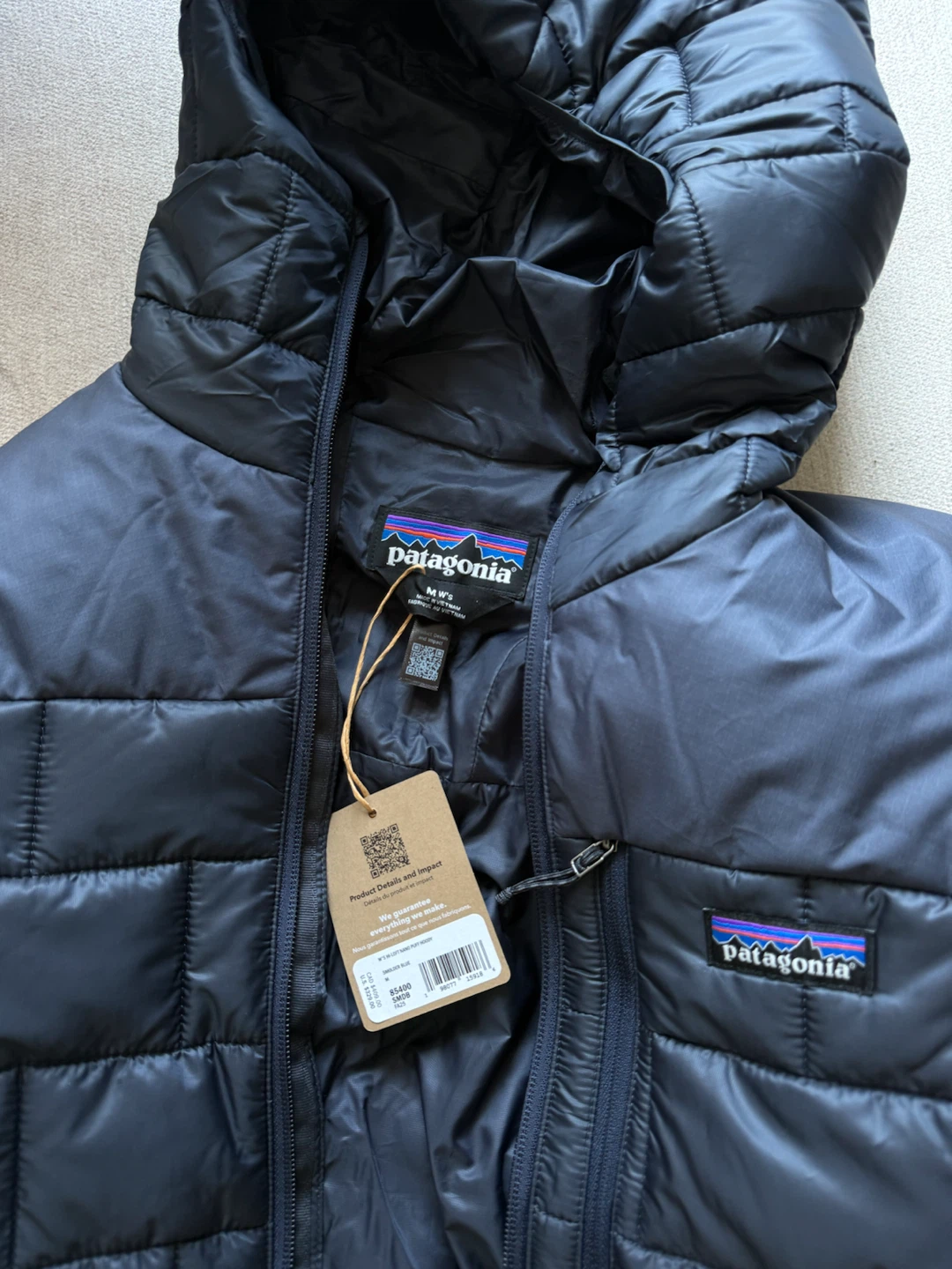 Patagonia Hi-Loft Nano Puff Hoody - Women's M Smolder Blue - photo 2