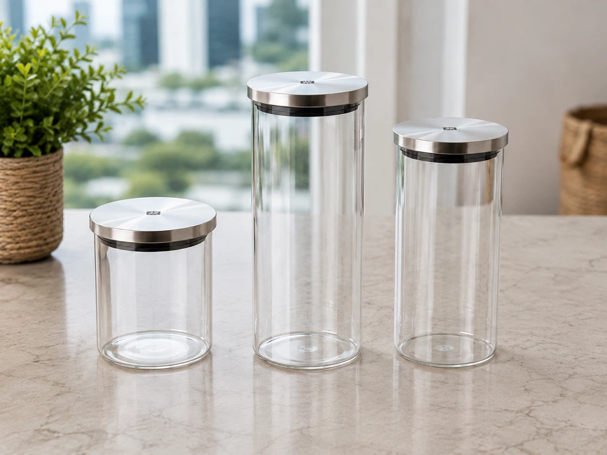 Moving Sale - 100% New Zwilling Storage Jars Set - 3 Pieces - photo 3
