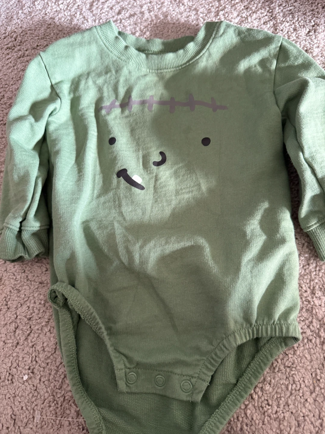 Carter's Baby Green Frankenstein Bodysuit - 18 Months