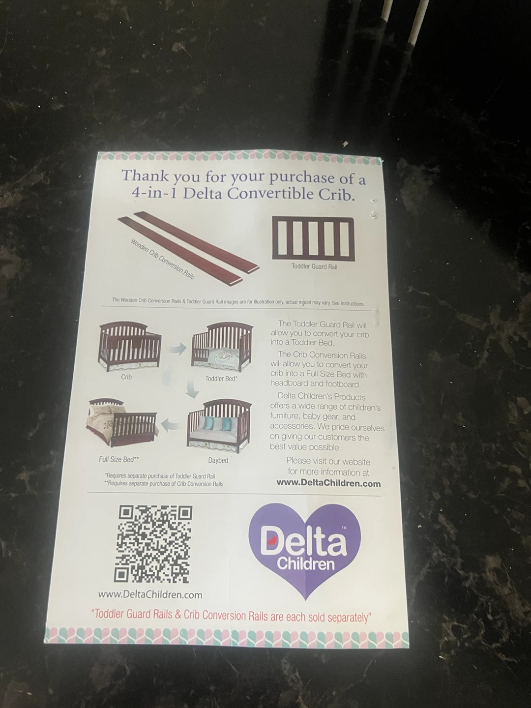 Delta Children 4-in-1 Convertible Crib - photo 2